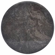 shumee fekete márvány asztallap Ø50 x 2,5 cm