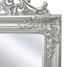 shumee Szabadon álló barokk stílusú tükör 160 x 40 cm ezüst