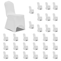 Greatstore 30 db fehér sztreccs székszoknya