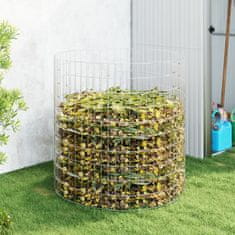 Greatstore horganyzott acél kerti komposztáló Ø100 x 100 cm