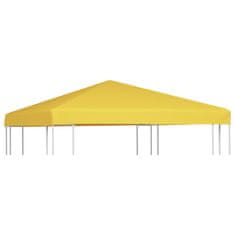 shumee sárga pavilon-tetőponyva 270 g/m² 3 x 3 m