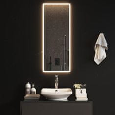 shumee LED-es fürdőszobatükör 40x100 cm