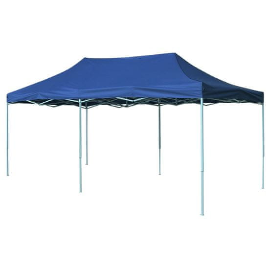 shumee összecsukható, felállítható sátor 3 x 6 m kék