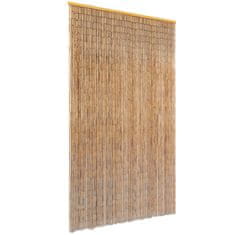 Greatstore bambusz szúnyogháló ajtófüggöny 120 x 220 cm