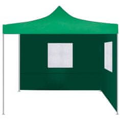 shumee zöld színű összecsukható sátor 2 fallal 3 x 3 méter