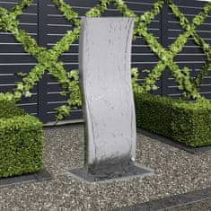 Greatstore kerti ívelt rozsdamentes acél szökőkút szivattyúval 90 cm