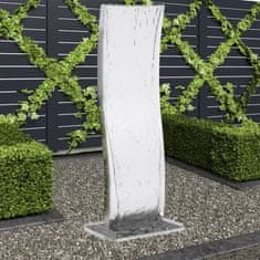 Greatstore kerti ívelt rozsdamentes acél szökőkút szivattyúval 130 cm