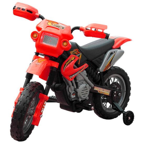 shumee Gyerekek Elektromos Piros Motorkerékpár