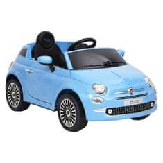 Greatstore Fiat 500 kék gyermek elektromos autó