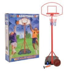 Greatstore hordozható állítható kosárlabdajáték-szett 200-236 cm