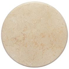 shumee krémszínű márvány asztallap Ø50 x 2,5 cm