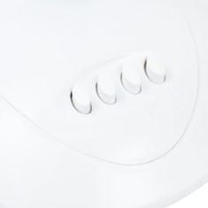 Vidaxl 3 sebességes fehér asztali ventilátor 30 cm 40 W 51455
