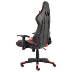 Vidaxl piros PVC forgó gamer szék 20491