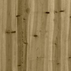 Vidaxl impregnált fenyőfa növénytartó pad 167,5 x 60 x 65 cm 844644