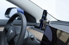 CellularLine Hug Screen univerzális mobiltelefontartó Tesla elektromos autóhoz, fekete, TESLAHOLDERK
