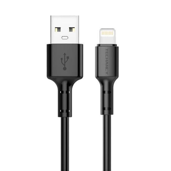 Northix USB a Lightninghez, 2,4A - 1,5 m - Fekete