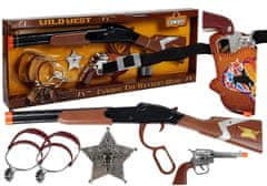 Lean-toys Cowboy pisztoly készlet + kiegészítők
