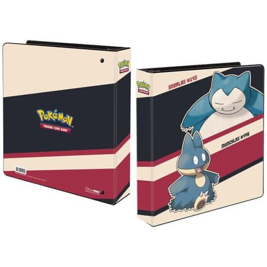 Ultra Pro Pokémon: 25 x 31,5 cm-es gyűrűs iratgyűjtő - Snorlax és Munchlax