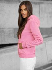 Ozonee Női kapucnis pulóver Claro világos rózsaszín XL