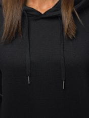 Ozonee Női kapucnis pulóver Georgios fekete XL