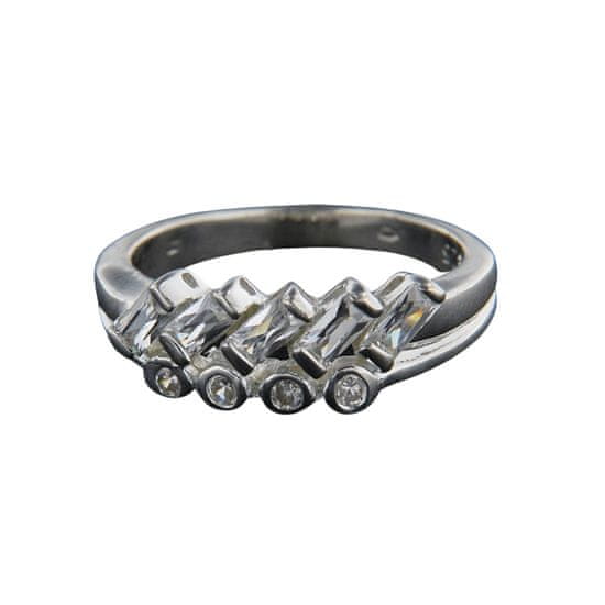 Amiatex Ezüst gyűrű 14351 + Nőin zokni Gatta Calzino Strech