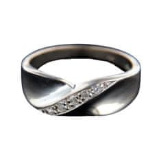 Amiatex Ezüst gyűrű 14839, 57
