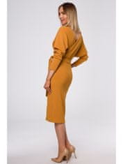 BeWear Női mini ruha Gyengi M523 sárga M