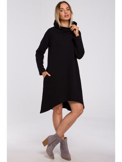 Made of Emotion Női pulóver ruha Resaal M551 fekete