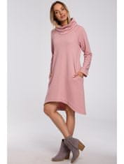 Made of Emotion Női pulóver ruha Resaal M551 púder rózsaszín S