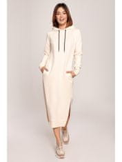 BeWear Női pulóver ruha Gyon B197 tejszínes M