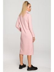 Made of Emotion Női pulóver ruha Hime M688 púder rózsaszín XL
