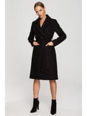 BeWear Női gyapjú kabát Nilon M708 fekete L