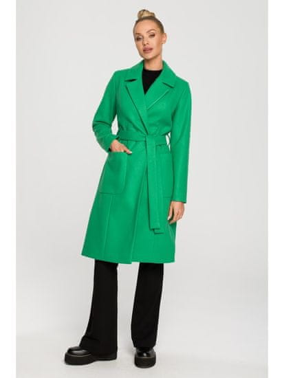 BeWear Női gyapjú kabát Nilon M708 zöld