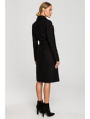 BeWear Női gyapjú kabát Nilon M708 fekete XXL