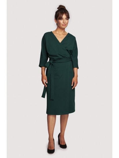 BeWear Női midi ruha Loni B241 sötétzöld