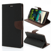 LG Optimus L5 II E460, Oldalra nyíló tok, stand, Fancy Diary, fekete (38012)
