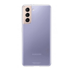 SAMSUNG Galaxy S21 5G SM-G991, Műanyag hátlap védőtok, gyári, átlátszó (8806090839795)