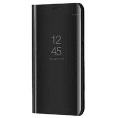 Huawei Honor 90 Lite, Oldalra nyíló tok, hívás mutatóval, Smart View Cover, fekete (utángyártott)