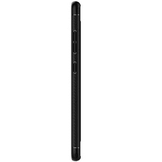 Spigen Sony Xperia 5 IV, Szilikon tok, Rugged Armor, karbon minta, fekete (RS132717)