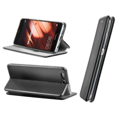 TokShop Sony Xperia L2, Oldalra nyíló tok, stand, Forcell Elegance, fekete (69144)