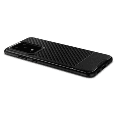Spigen Samsung Galaxy S23 Ultra SM-S918, Szilikon tok, Core Armor, karbon minta, fekete (129340)