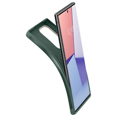 Spigen Samsung Galaxy S23 Ultra SM-S918, Szilikon tok, Ciel Cyrill Ultra Color, zöld (129382)