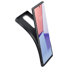Spigen Samsung Galaxy S23 Ultra SM-S918, Szilikon tok, Ciel Cyrill Ultra Color, sötétszürke (129381)