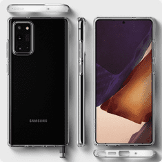 Spigen Samsung Galaxy Note 20 / 20 5G SM-N980 / N981, Szilikon tok, Liquid Crystal, átlátszó (92434)