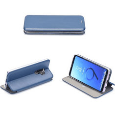 FORCELL Samsung Galaxy S23 SM-S911, Oldalra nyíló tok, stand, Elegance, kék (129270)