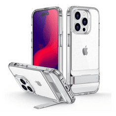 ESR Apple iPhone 14 Pro Max, Szilikon tok, légpárnás sarok, kitámasztóval, Air Shield Boost, átlátszó (RS131550)