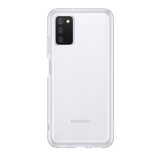 TokShop Samsung Galaxy A03s SM-A037F, Szilikon tok, átlátszó, gyári
