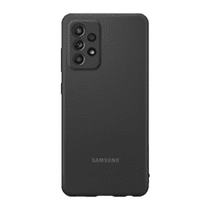 SAMSUNG Galaxy A52 / A52 5G / A52s 5G SM-A525F / A526B / A528B, Szilikon tok, fekete, gyári (8806090876349)