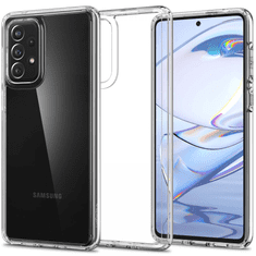 Spigen Samsung Galaxy A53 5G SM-A536U, Műanyag hátlap védőtok + szilikon keret, Ultra Hybrid, átlátszó (123592)