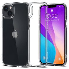 Spigen Apple iPhone 14 Plus, Műanyag hátlap védőtok + szilikon keret, Ultra Hybrid, átlátszó (8809811864076)